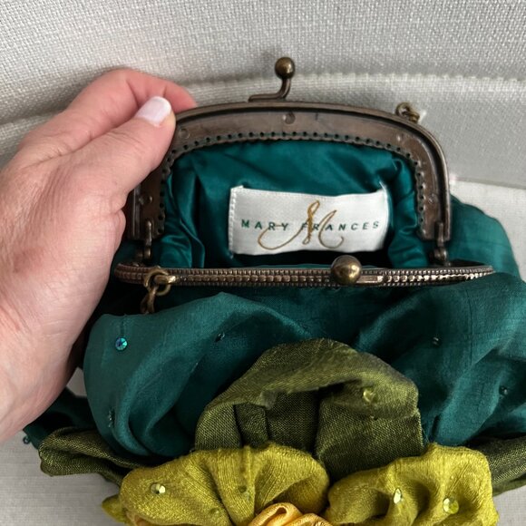 Mary Frances "Emerald Petals" vintage handbag NWT - Picture 3 of 4